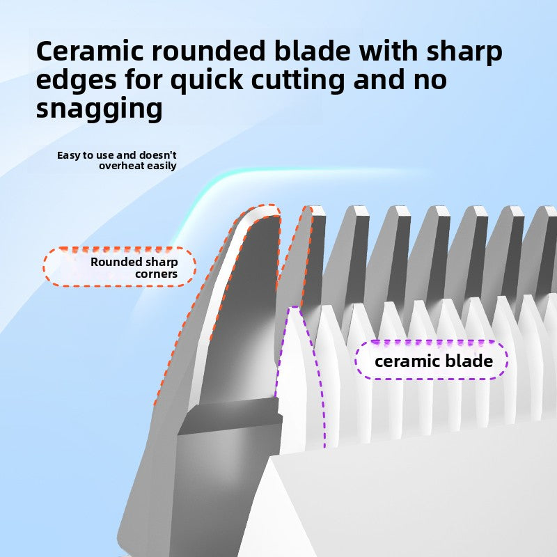 Cordless Dog Grooming Clippers with Ceramic Blade, Quiet USB