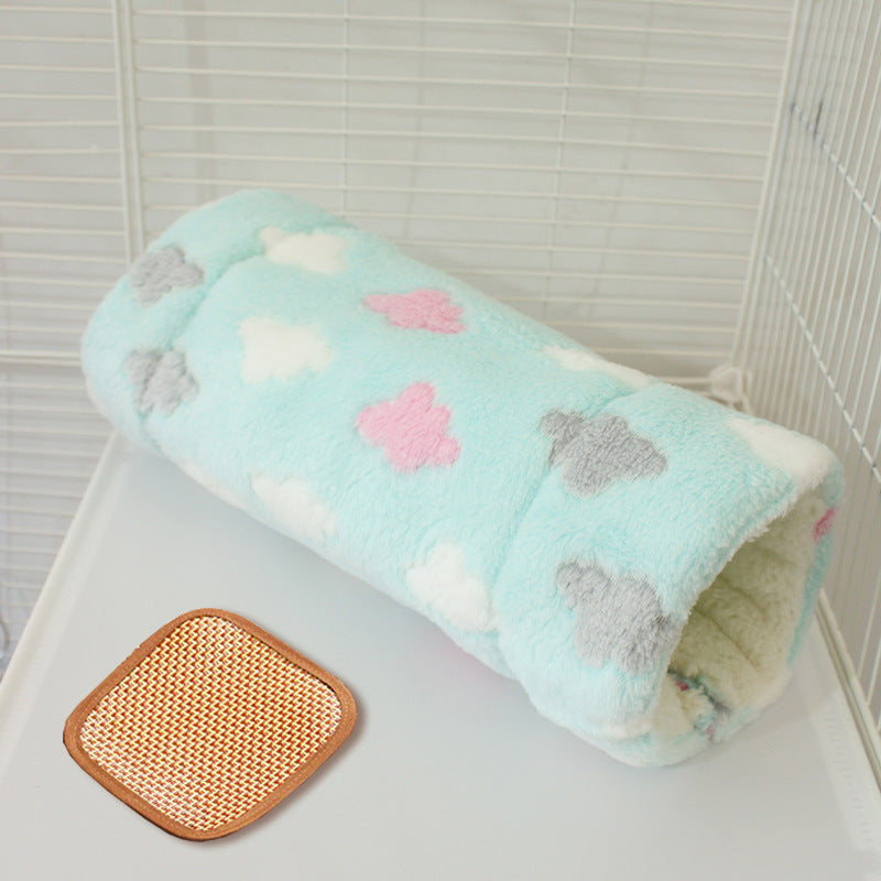 Flannel pet tunnel sleeping bag for small pets, photo 31