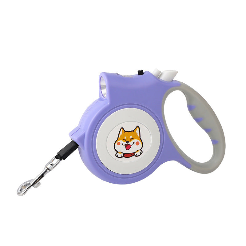 5m retractable dog lead with LED light, available from Pet Royale UK