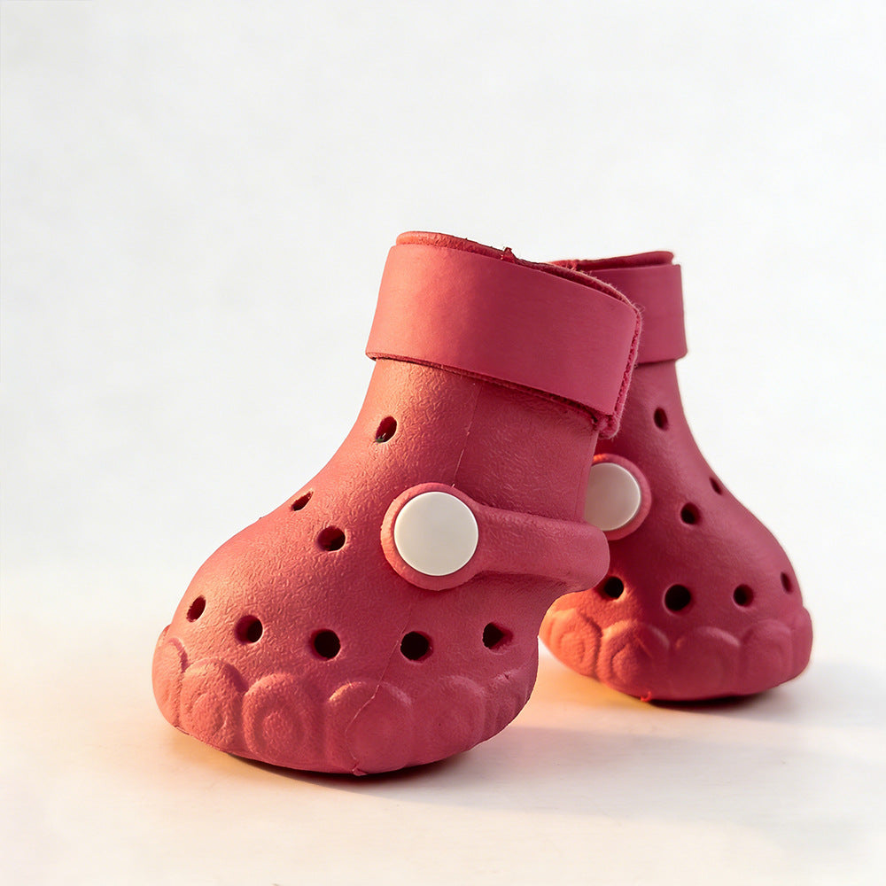 Breathable dog shoes with non slip sole, available in 4 colours, image 2