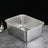 Stainless Steel Open Cat Litter Tray with Anti-Tip Design