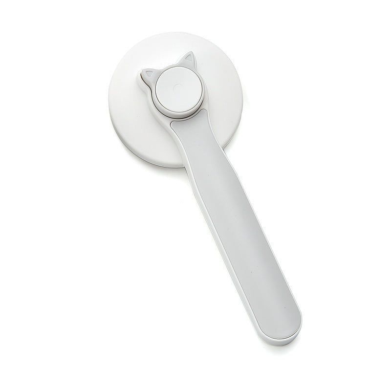 Self-Cleaning Pet Comb with Stainless Steel Pins for Dogs and Cats