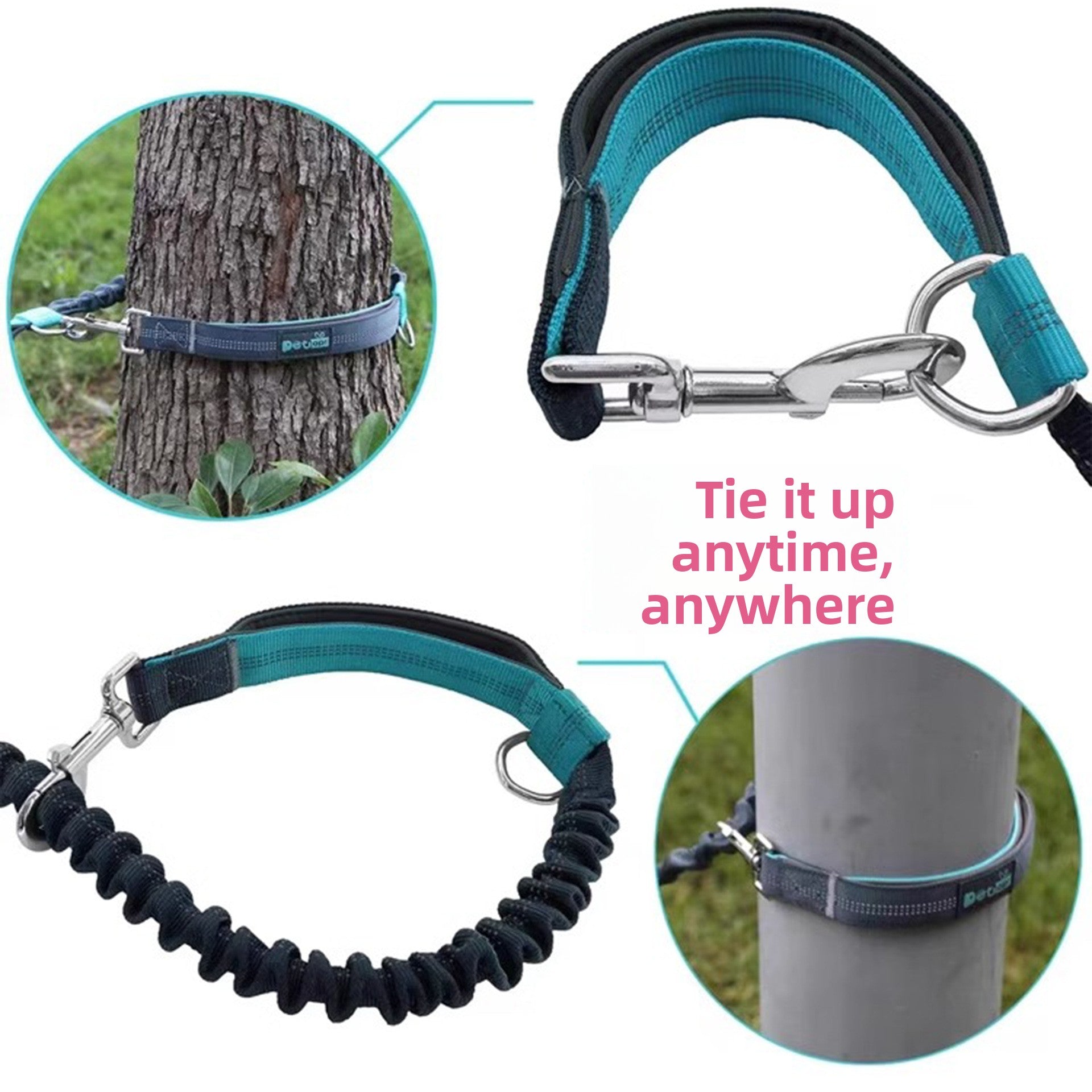 Extendable reflective nylon lead for dogs and cats, available from Pet Royale UK