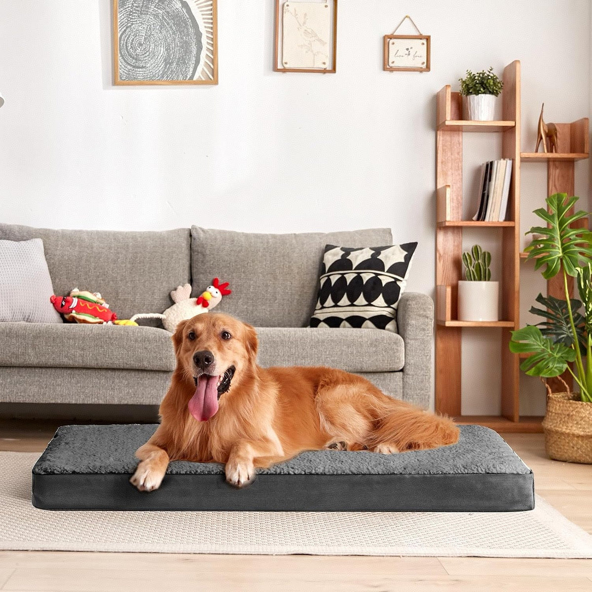 Washable flat dog bed and cat mat in breathable fabric, photo 12