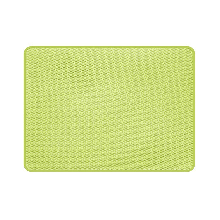Easy Clean EVA Cat Litter Mat with Anti-Slip Textured Base