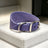 Wide leather collar for small dogs in a rich colour, product image 2
