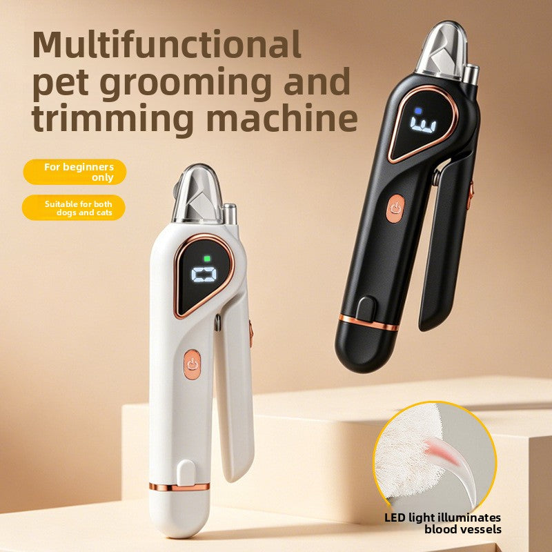 Quiet Electric Pet Nail Grinder, Rechargeable USB Claw Trimmer