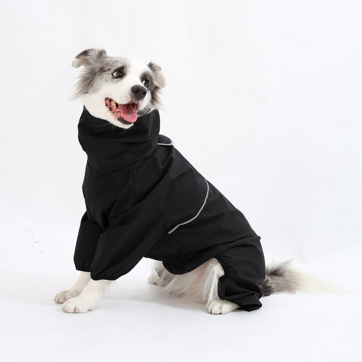 Waterproof windproof raincoat for large dogs, available in 3 colours, image 27