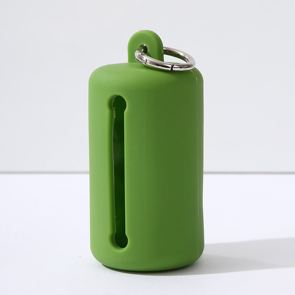Dog poo bag dispenser with lead clip in bright colour, product image 17