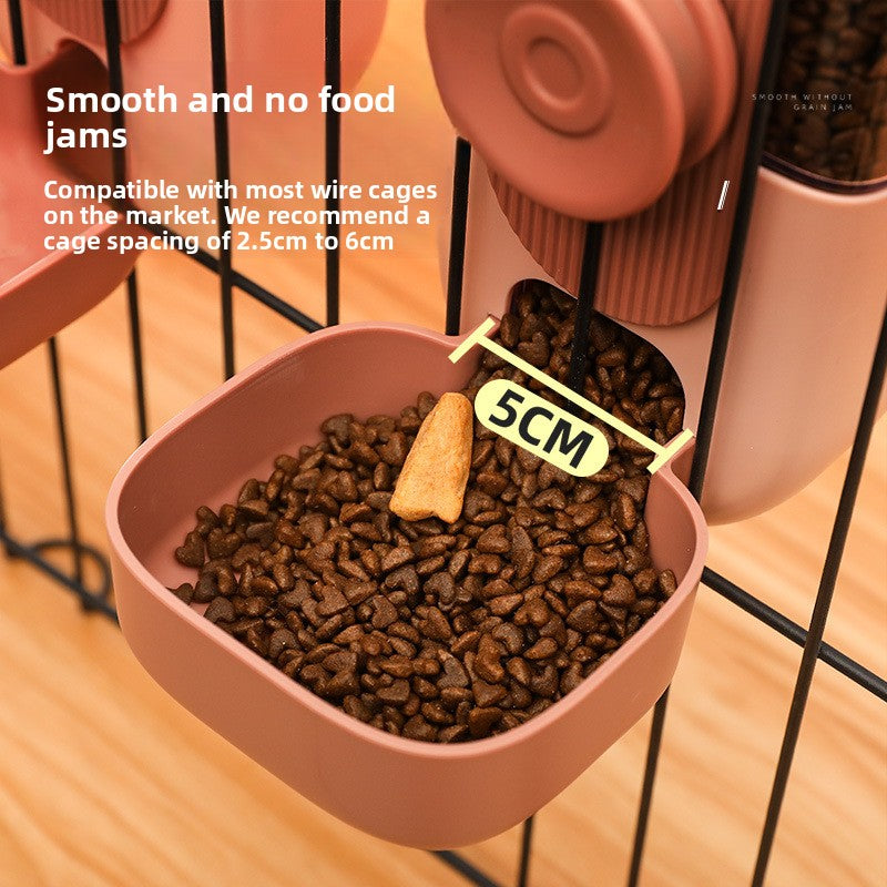 Automatic Pet Food and Water Dispenser Set