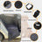 Pet car seat cushion for small dogs, close-up detail view