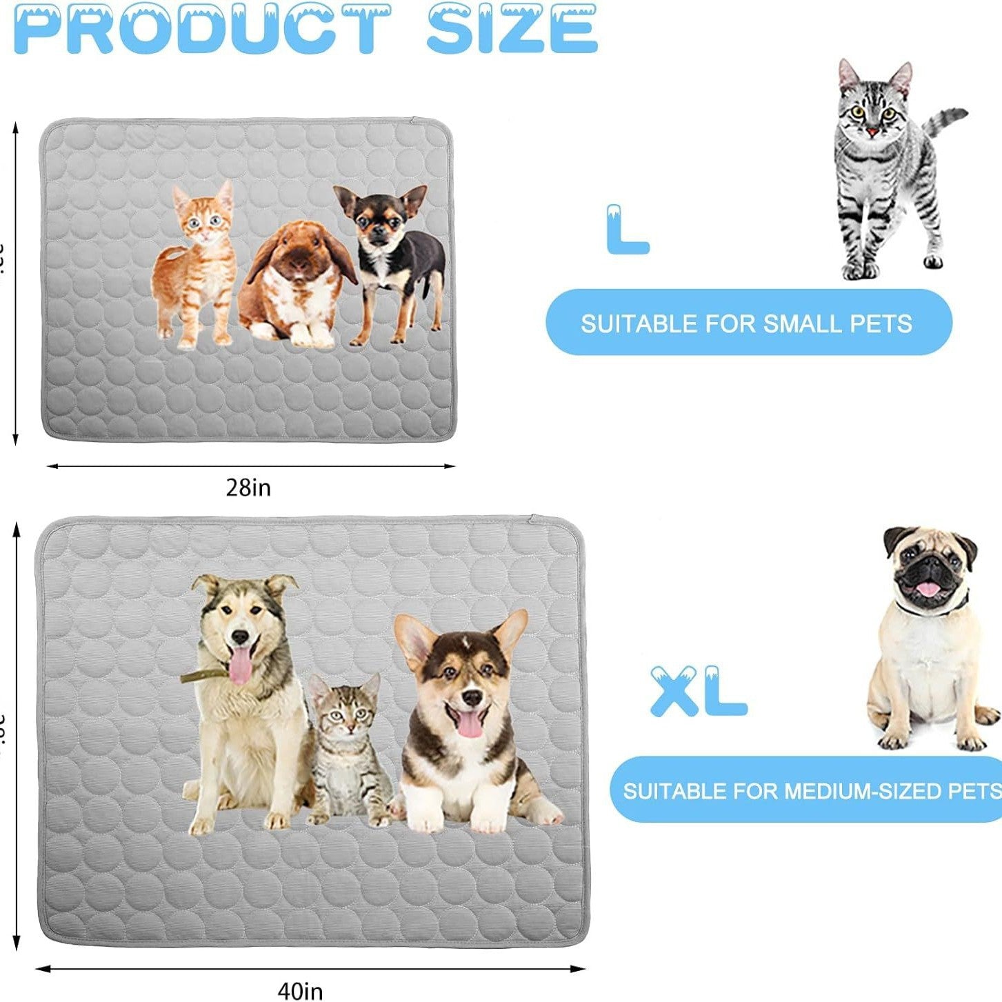 Ice silk cooling mat with waterproof layer, close-up detail view