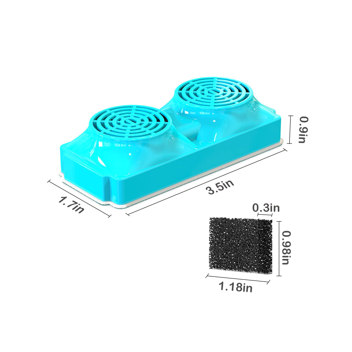 Replacement Filter Element and Filter Cotton Set for Smart Sensor Pet Water Dispenser