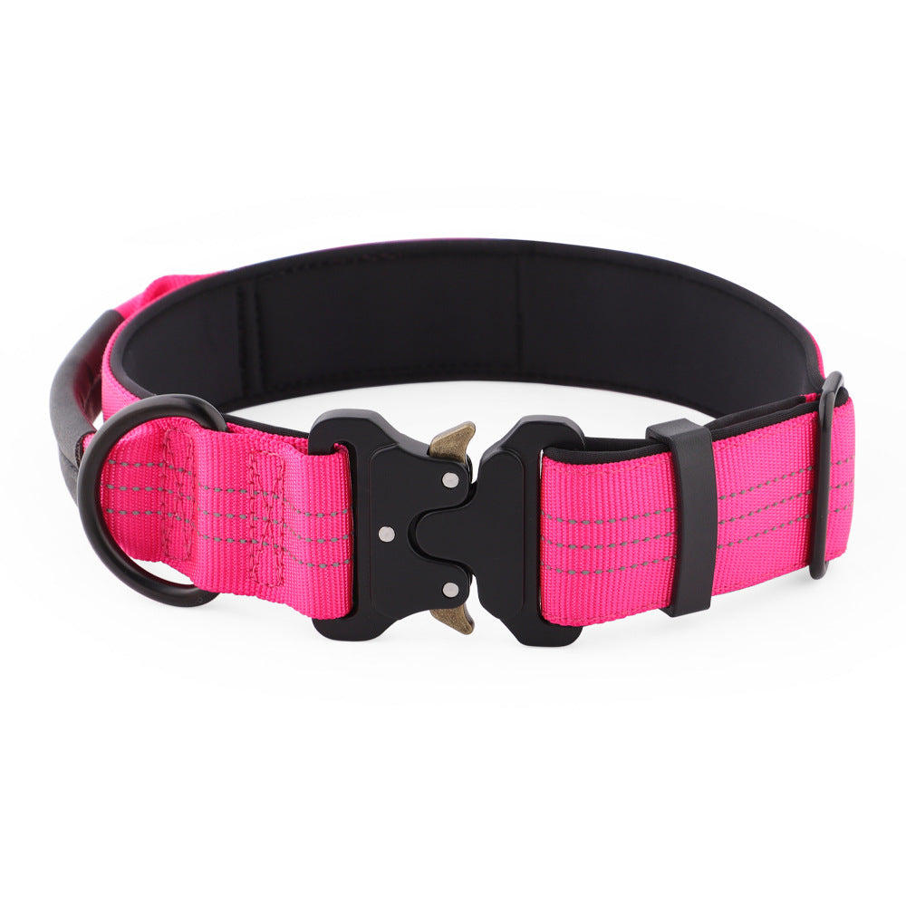 Tactical nylon dog collar with control handle, product image 16