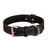 Cowhide leather dog collar with copper hook buckle, product image 5