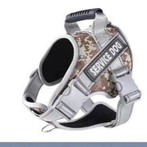 Reflective breathable mesh dog harness, available from Pet Royale UK