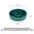 Meteor Shaped Ceramic Slow Feeder Pet Bowl in Small Medium or Large with Stable Base
