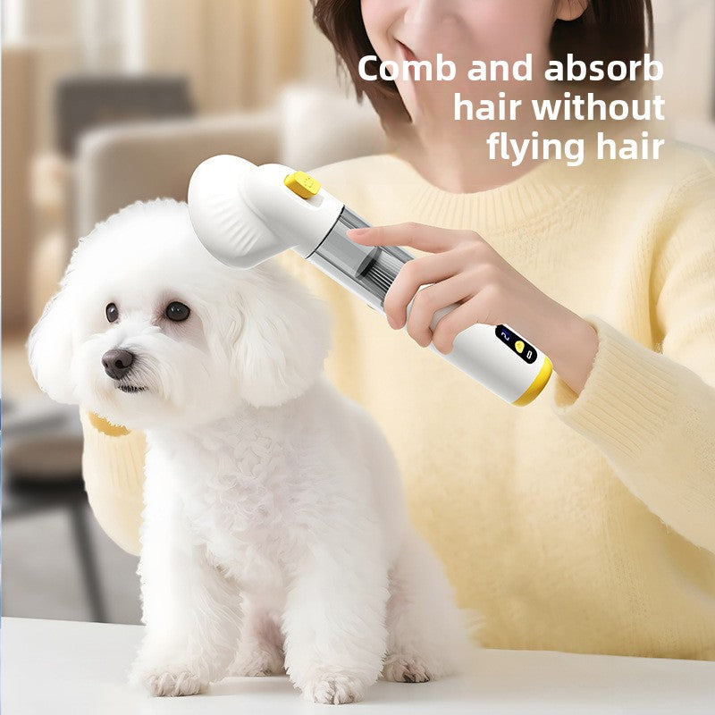 USB Rechargeable Pet Hair Remover with Suction for Furniture
