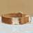 Soft velvet dog collar with metal buckle, available from Pet Royale UK