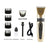 Quiet Electric Dog Grooming Clipper Kit with 8 Piece Accessory Set