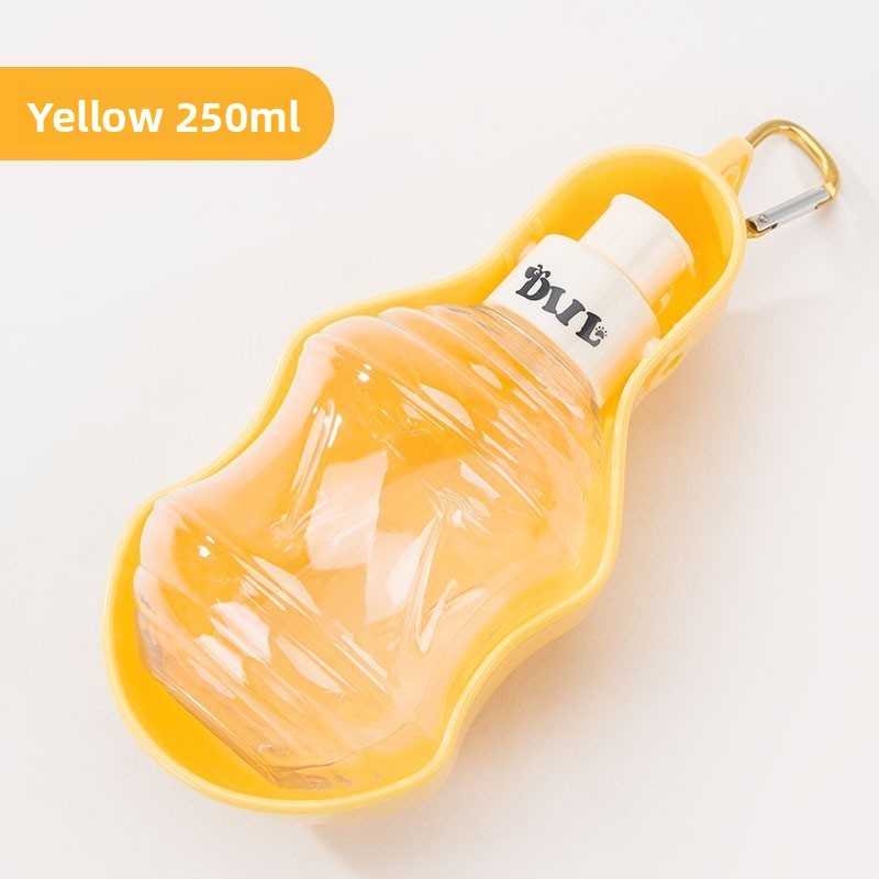 Portable Leak-Proof Pet Water Bottle with Drinking Cup for Dogs on Walks