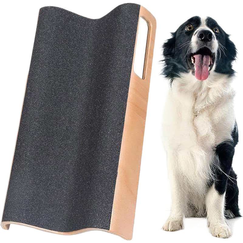 Solid Wood Nail Grinding Board for Dogs, Sandpaper Scratch Pad