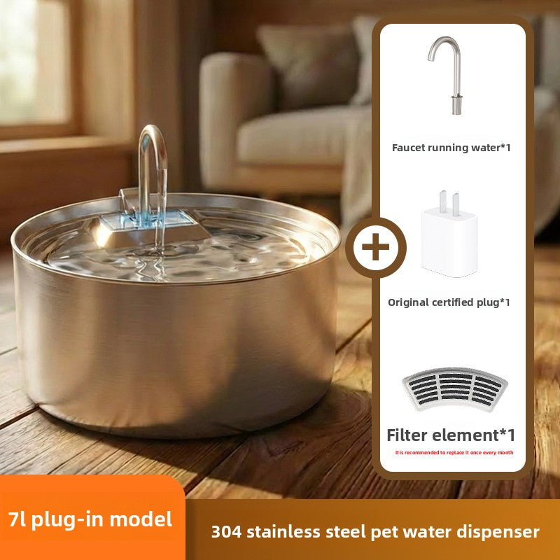 Circulating Pet Water Fountain with Infrared Sensor, 2L to 7L