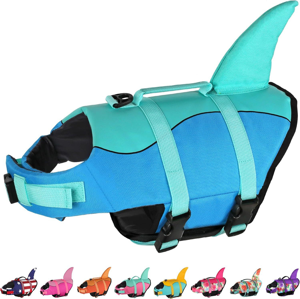 Shark fin dog life jacket, available in 9 colours, image 9