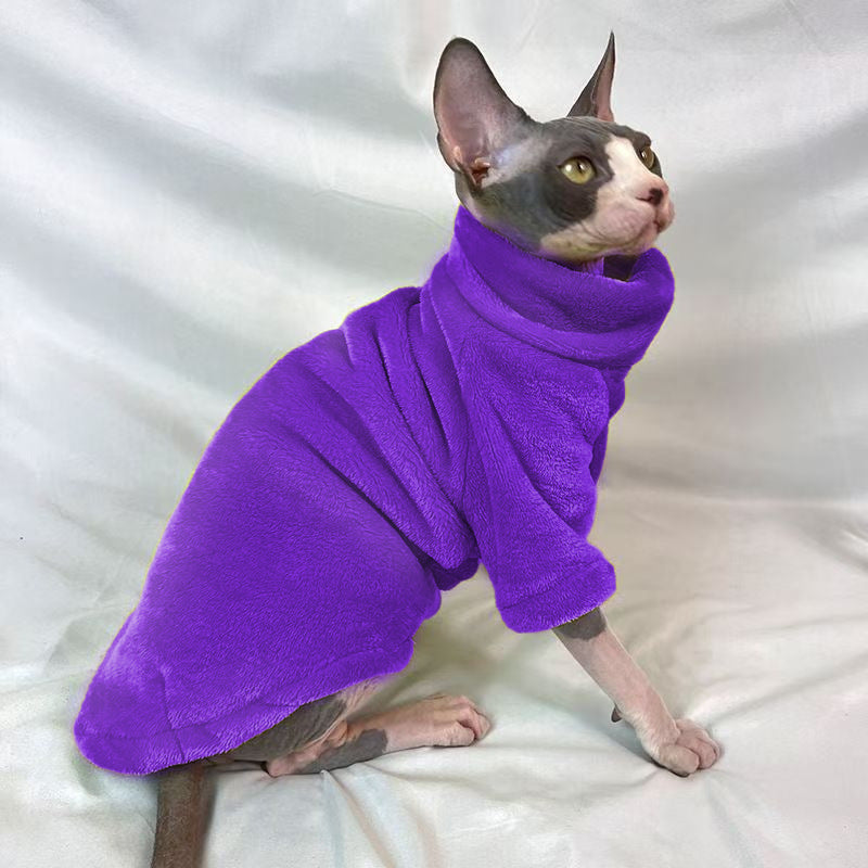 Thick velvet Sphynx cat jumper, available in 10 colours, image 47