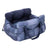 Dark grey padded dog car booster seat bed with strap, view 27