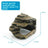 Resin rock turtle basking platform and reptile hide in Style BG1050