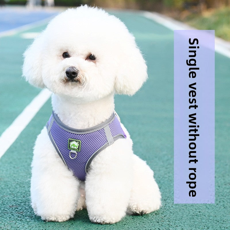 Breathable vest harness for small dogs and cats, 4 sizes available