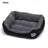 Arctic Velvet Cat Bed with Waterproof Layer, Warm Nest