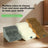 Removable washable sponge pet stairs in white fabric