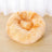 Tie Dye Round Plush Pet Bed for Cats and Small Dogs