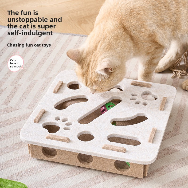 Stackable multi-layer cat condo with scratching boards in Single Layer, White