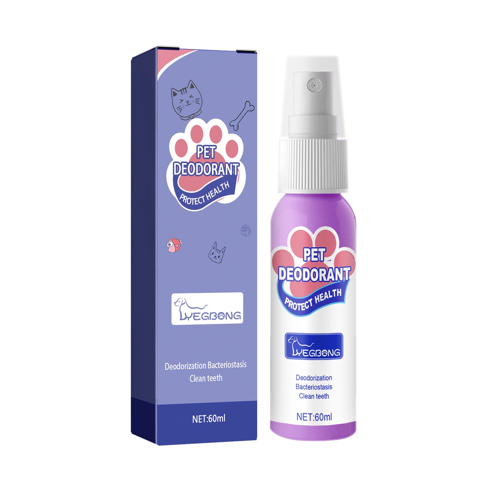 Pet Oral Fresh Breath Spray for Dogs and Cats, Easy Mouth Clean