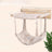 Wooden two-tier cat bed with hanging hammock, product image 6