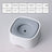 Splash-Proof Floating Dog Water Bowl with Anti-Spill Structure for Small to Medium Dogs