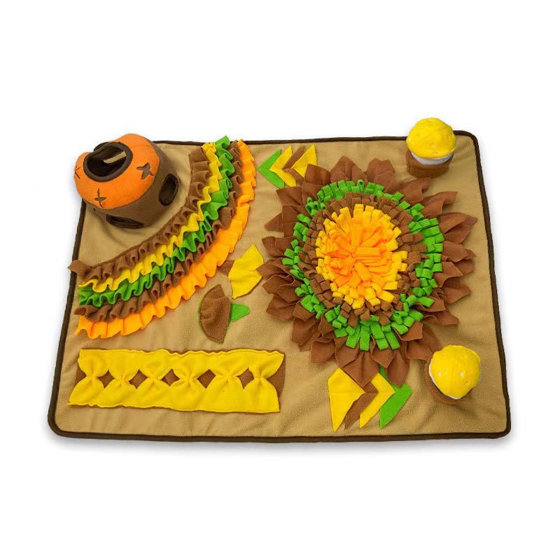 Interactive Pet Snuffle Mat for Dogs and Cats, Scent Foraging