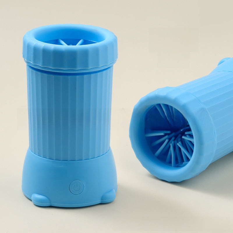 Electric Silicone Paw Washing Cup with Massage, USB Rechargeable