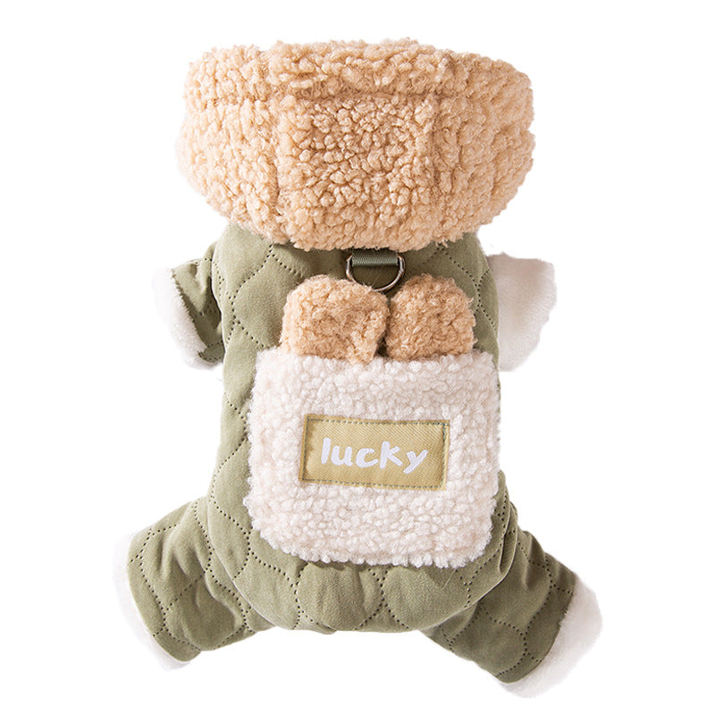 Four leg quilted winter dog suit, available in 8 styles, image 4