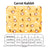 Gel cooling mat with fun print in Medium (40 x 50cm) Carrot Rabbit