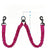 Double-ended nylon dog lead in 10 colour options