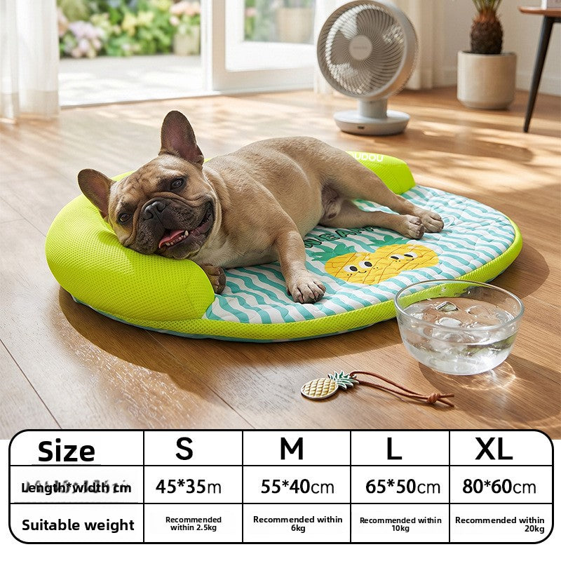 Rattan cooling mat with cute pattern for cats and small dogs, photo 55
