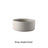 Raised glazed ceramic pet bowl on a stand in pastel yellow, view 12