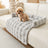 Dark grey twist plush mat for dogs and cats