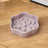 Flower Shaped Slow Feeder Ceramic Pet Bowl