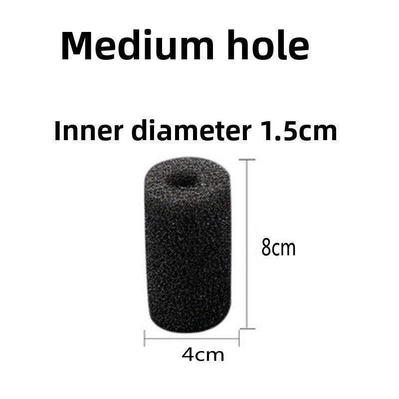 Stainless mesh aquarium filter intake guard with rubber connector, view 14
