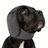 Neoprene dog ear cover snood in rose red, view 5